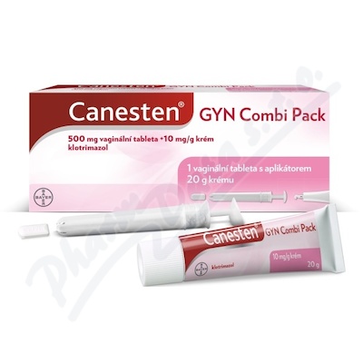 Canesten Gyn Combi Pack 500mg+10mg/g+vag.tbl.1+20g