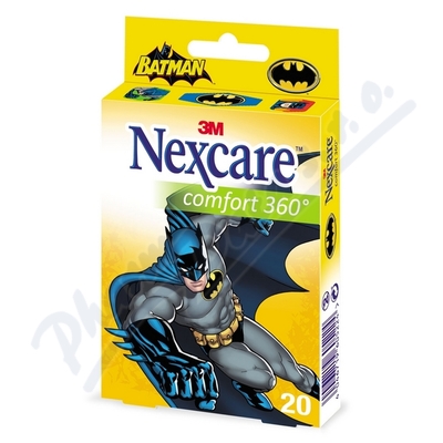 3M Nexcare Dětská náplast Batman Comfort 360° 20ks