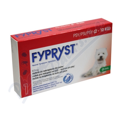 Krka Fypryst Spot on Dog S 2-10kg 1x0,67ml