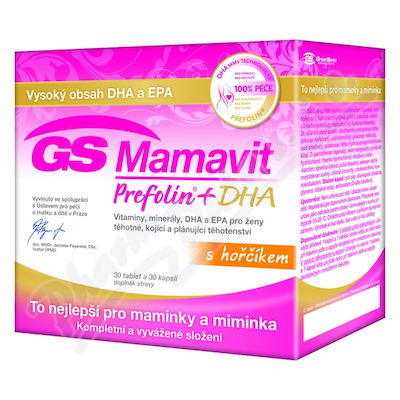 GS Mamavit Prefolin+DHA+EPA tbl/cps.30+30 2016