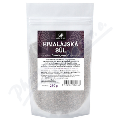 Allnature Himalájská sůl černá 250 g