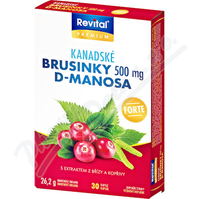 Revital Kanadské brusinky Forte 500 mg cps.30