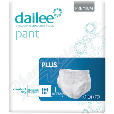 Dailee Pant Premium PLUS inko.kalhotky L 14ks