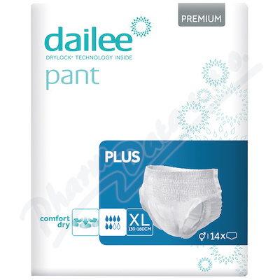 Dailee Pant Premium PLUS inko.kalhotky XL 14ks