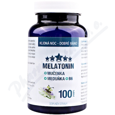 Melatonin Mučenka Meduňka B6 tbl.100 Clinical