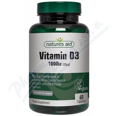 Vitamín D3 1000iu (Vegan) tbl.60