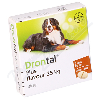 Drontal Plus flavour 35kg pro psy a.u.v.tbl.2