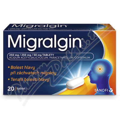 Migralgin 250/250/50mg tbl.nob.20(2x10) I