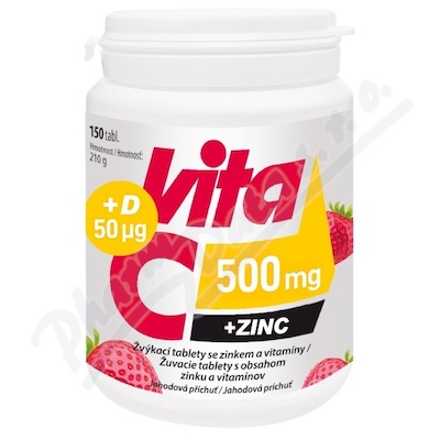 Vita-C 500mg+Zinc+D tbl.150