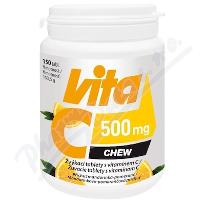 Vita-C Chew 500mg tbl.150