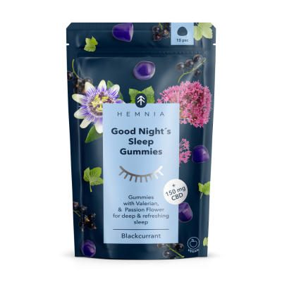 Hemnia Good Night´s Sleep Gummies - 150 mg CBD, 15 ks x 10 mg
