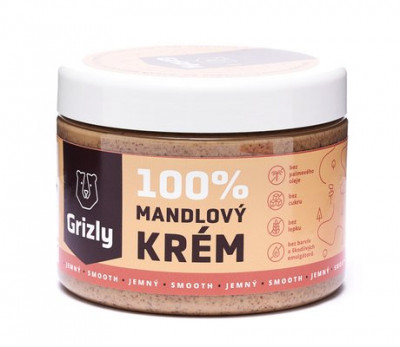 Grizly 100% Mandlový krém jemný 500 g