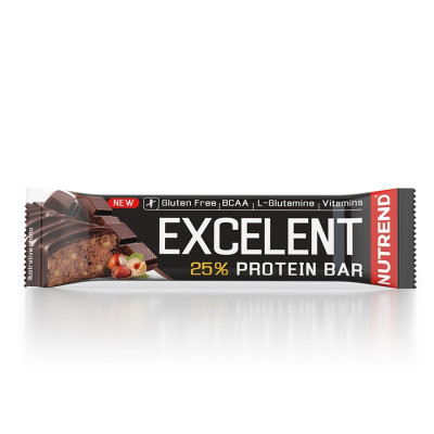 Nutrend Excelent Protein Bar 85g  čokoláda s oříšky