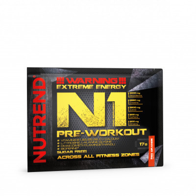 Nutrend N1 Pre-workout černý rybíz 17g