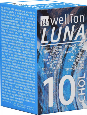 Wellion LUNA testovací proužky cholesterol 10ks