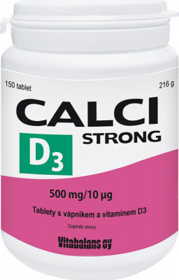 Calci Strong+vit.D3 tbl.150 Vitabalans