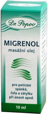 Dr.Popov Migrenol masážní olej 10ml
