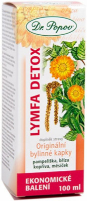 Dr.Popov Kapky bylinné Lymfa-Detox 100ml