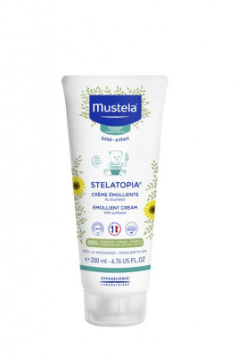 Mustela Bébé Stelatopia Emollient Cream - Zklidňující dětský krém 200 ml