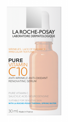 La Roche-Posay Pure Vitamin C10 protivráskové sérum 30 ml