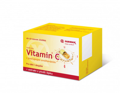 Farmax Vitamin C s postupným uvolňováním tob.60