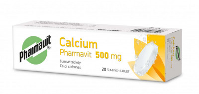 Calcium 500mg Pharmavit por.tbl.eff.20x500mg