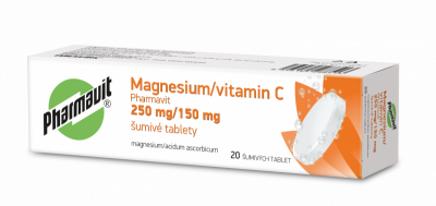 Magnesium/vitamin C Pharmavit 250mg tbl.eff.20