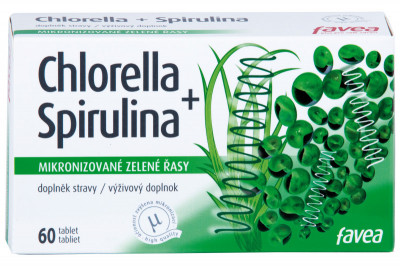 Favea Chlorella+Spirulina tbl.60