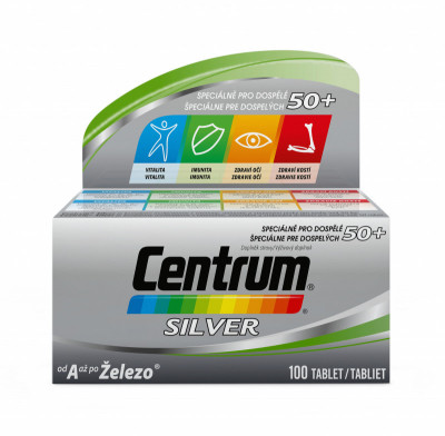 Centrum Silver 50+ s Multi-Efektem 100 tablet