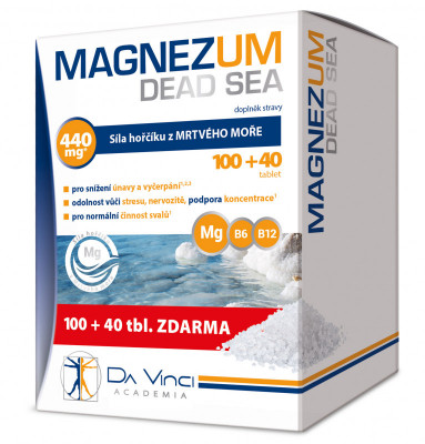 Magnezum Dead Sea Da Vinci Academia tbl.100+40