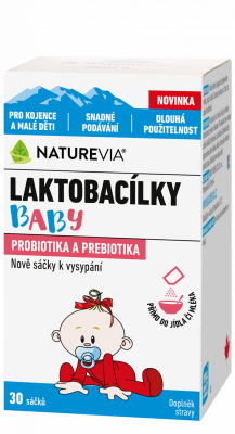 NatureVia Laktobacílky baby 30 sáčků