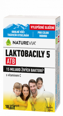 NatureVia Laktobacily 5 ATB cps.10