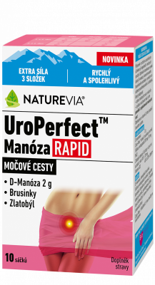 NatureVia UroPerfect Manóza Rapid 10 sáčků
