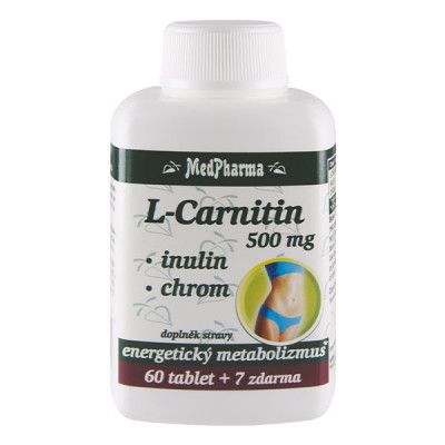 MedPharma L-Carnitin 500mg+Inulin+Chrom tbl.67
