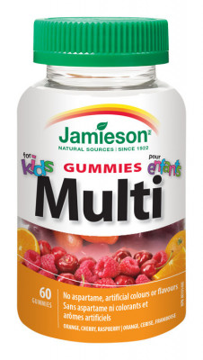 JAMIESON Multi Kids Gummies želatin.pastilky 60ks