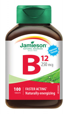 JAMIESON Vitamín B12 metylkobalamín 250mcg tbl.100