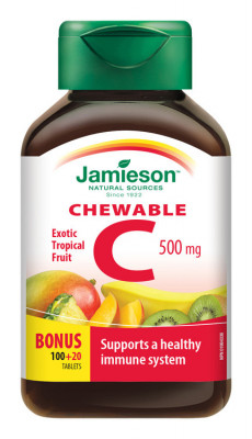 JAMIESON Vitamin C 500mg tr.ovoce cucací tbl. 120