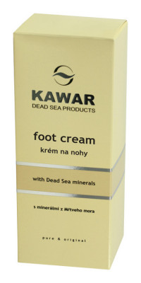 KAWAR Krém na nohy s minerály z Mrtvého moře 150ml