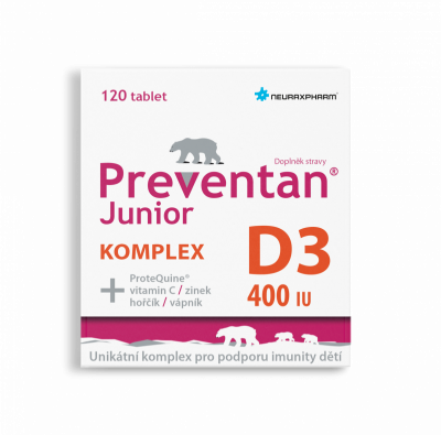 Preventan Junior Komplex D3 400IU tbl.120