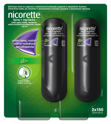 Nicorette spray 1mg/dáv.orm.spr.sol.2x13.2ml
