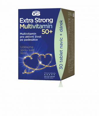 GS Extra Strong Multivit.50+ tbl.90+30 dárek 2022