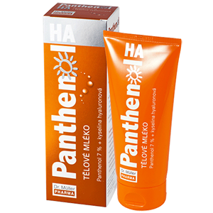 Panthenol HA tělové mléko 7% 200ml Dr.Müller