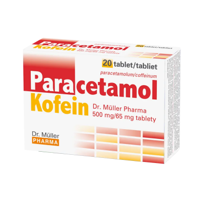 Paracetamol/Kofein Dr.Müller 500mg/65mg tbl.20