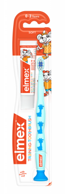 Elmex zubní kartáček dětský cvičný (0-3)+vzorek ZP
