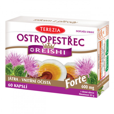 TEREZIA Ostropestřec+Reishi Forte cps.60