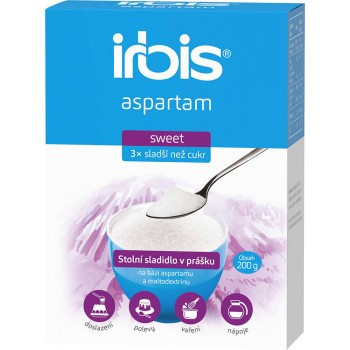 IRBIS Aspartam Sweet 3x sladší sypké sladidlo 200g