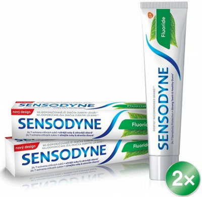 Sensodyne Fluoride zubní pasta 2x75ml